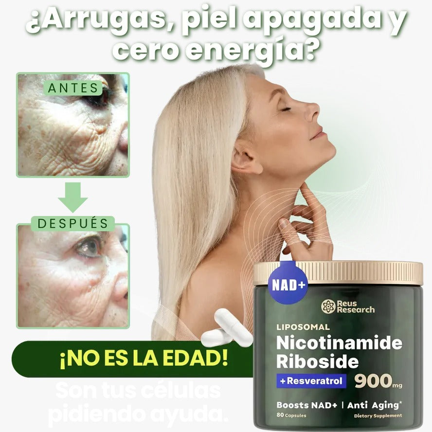 Liposomal Nicotinamide Riboside + Resveratrol 900mg