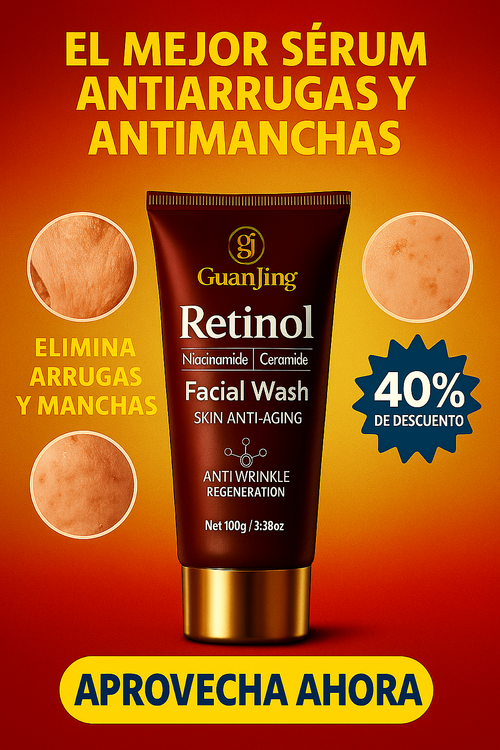 ✨ GUANJING RETINOL & NICOTINAMIDE FACIAL WASH - 100G ✨