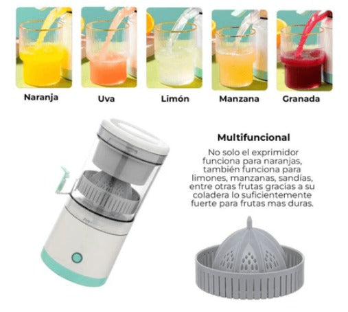 🍊⚡️ Exprimidor Eléctrico Portátil 🔋 ¡Jugo Fresco en Cualquier Lugar! 🚀🥤