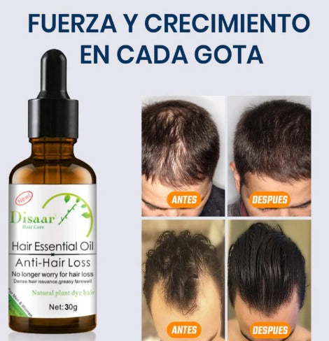 💆♂️ Aceite Anti-Caída + Spray Crecimiento GRATIS 🎁