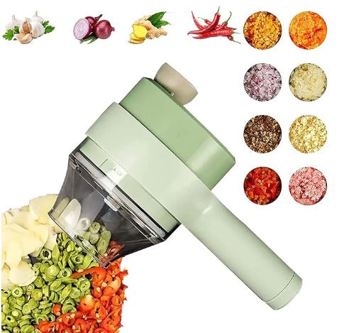 🏆 Cortador de Verduras Eléctrico 5 en 1 – Tu Aliado en la Cocina 🏆