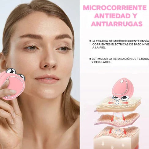⏳ Masajeador Facial Microcorriente – Reduce Arrugas y Reafirma tu Rostro en Tiempo Récord ✨