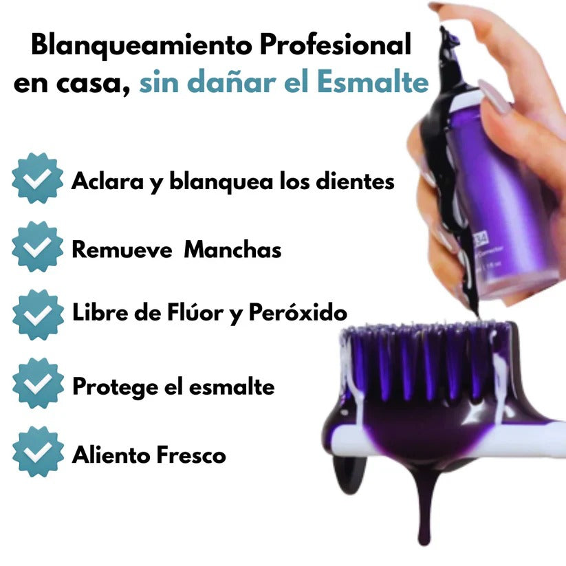 ✨ Blanqueador Dental Morado💜