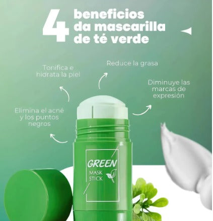 TeaGlow 🌿✨Mascarilla facial de té verde