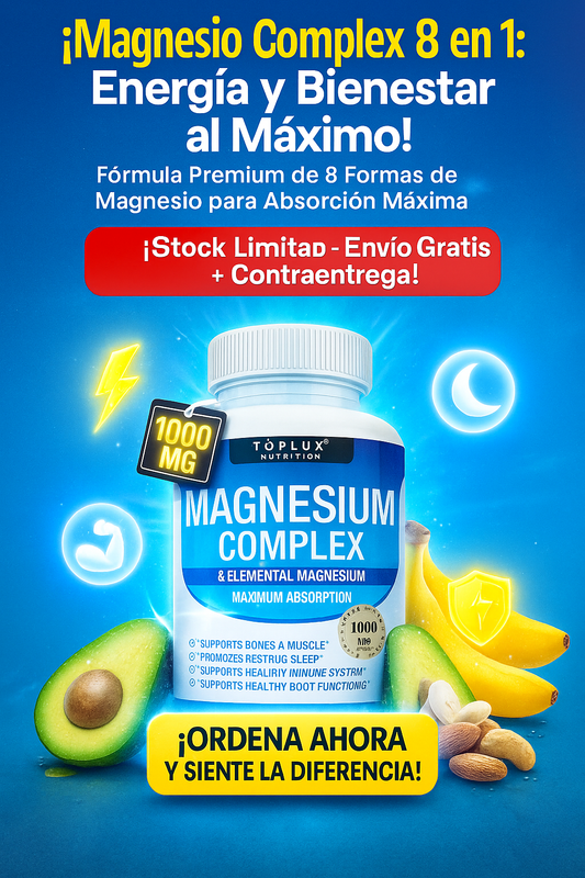💪 MAGNESIO COMPLEX: Fuerza, Resistencia y Bienestar en un Solo Suplemento 🚀