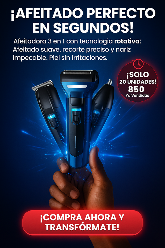 ✨ Máquina Afeitadora 3 en 1