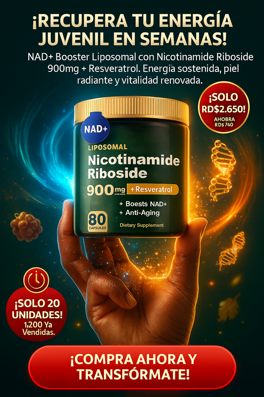 Liposomal Nicotinamide Riboside + Resveratrol 900mg