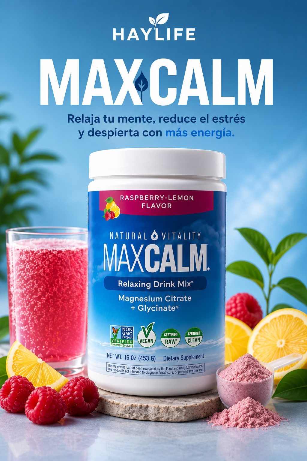 ✨ MAXCALM | Magnesio en Polvo