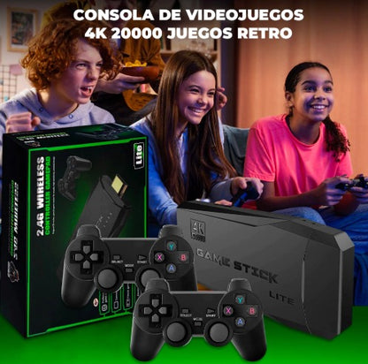 🎮 Consola Retro con 20,000 Juegos 🎲 + 2 Controles Inalámbricos 🕹️