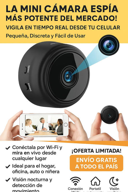 🎯📸 MINI CÁMARA ESPÍA HD