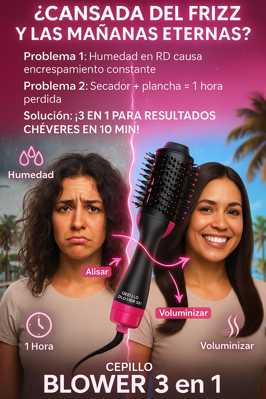 💨✨ Cepillo Blower 3 en 1 ✨💨