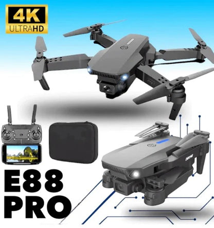 🔥🚁 Dron E88 Pro: ¡Captura, Vuela y Sorprende!Cámara 4K UHD,✨! 🔥🎮 📸✨🎄