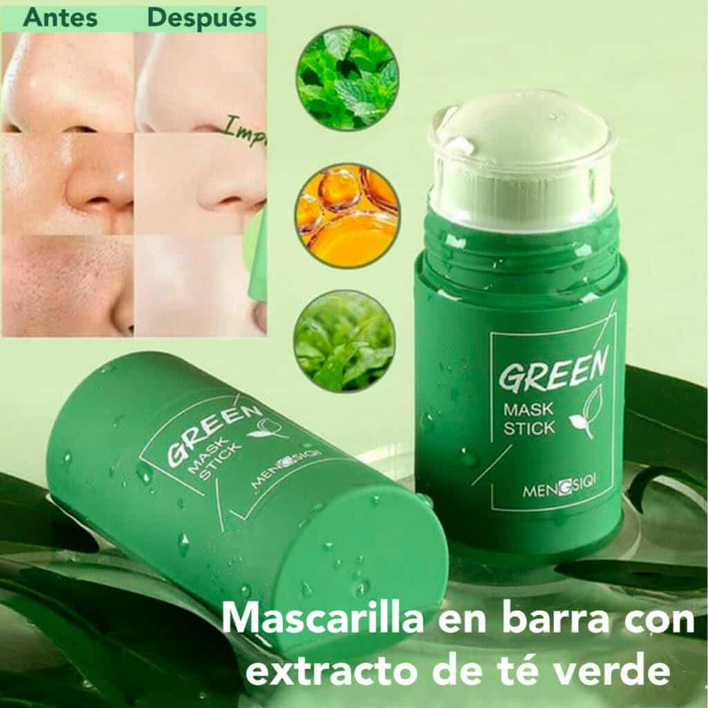 TeaGlow 🌿✨Mascarilla facial de té verde